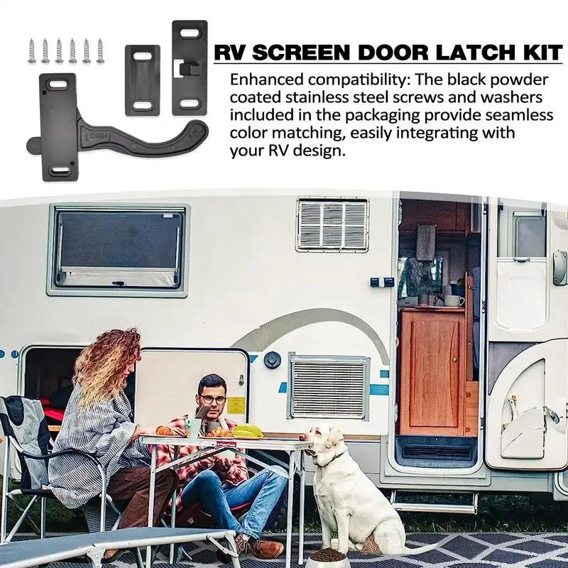 RV Screen Door Latch Replacement Right Hand Handle Kit