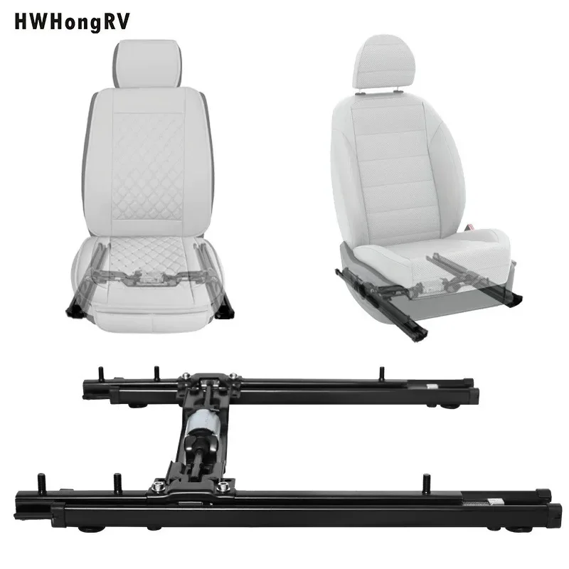 RV Universal Steel Electric Slide Rail Car Seat Adjustable Slider - High Strength