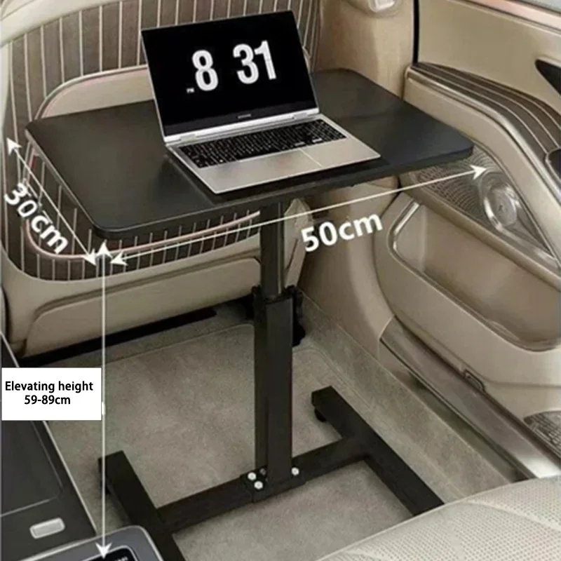 Car Mounted Small Table, Foldable Dining/Office Desk for Front or Rear Passenger Seat