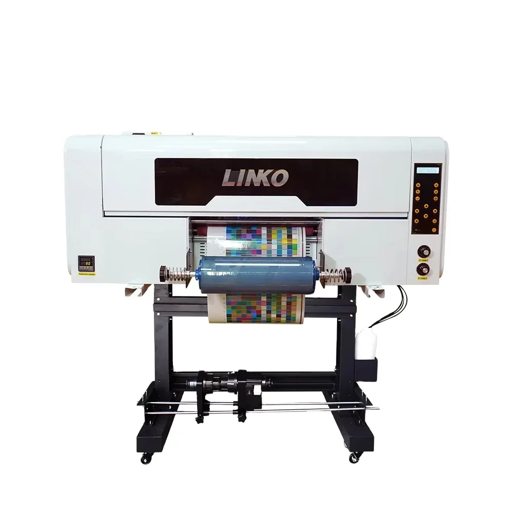 LINKO A3 UV DTF Printer with XP600/I1600 Print Head, Custom Glass Cup & UV DTF Sticker Printer, Cup Wrap