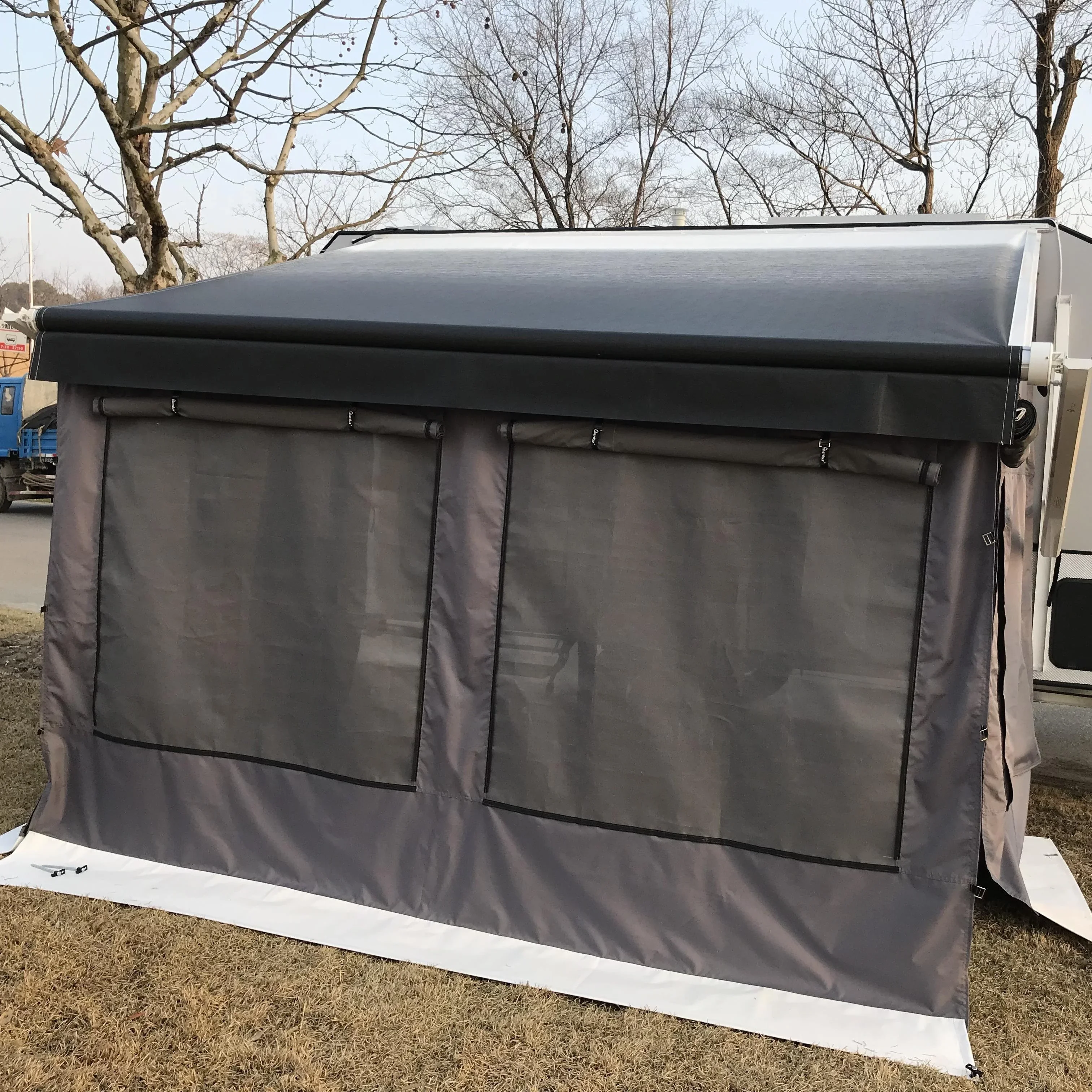 Outdoor Car Side Sun Shelter Canopy Tent Awning Kit