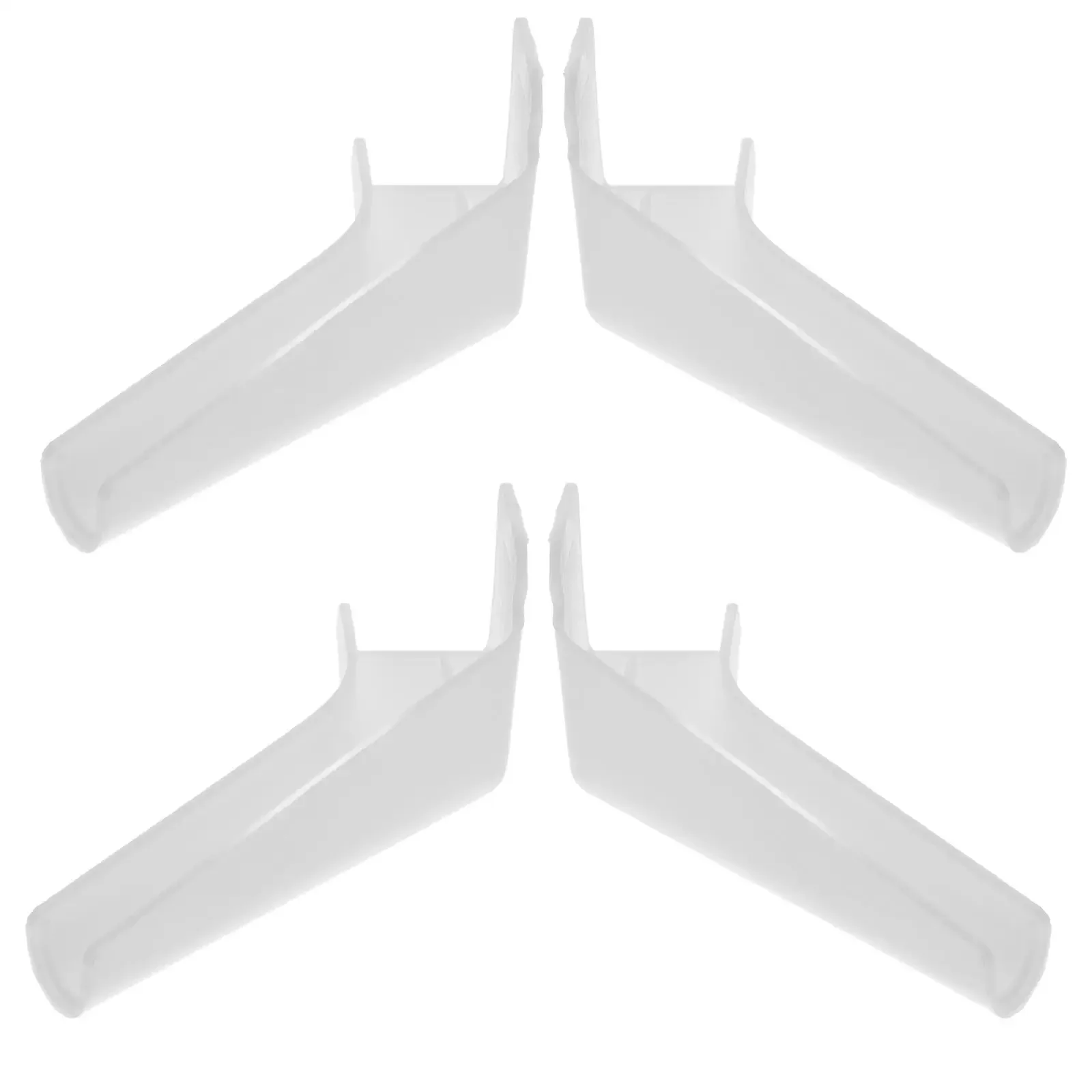 4 Pcs Roof Drain Accessories RV Gutter Spouts Rainwater Diverters for Versatile Use - Innovative Design, Easy Install