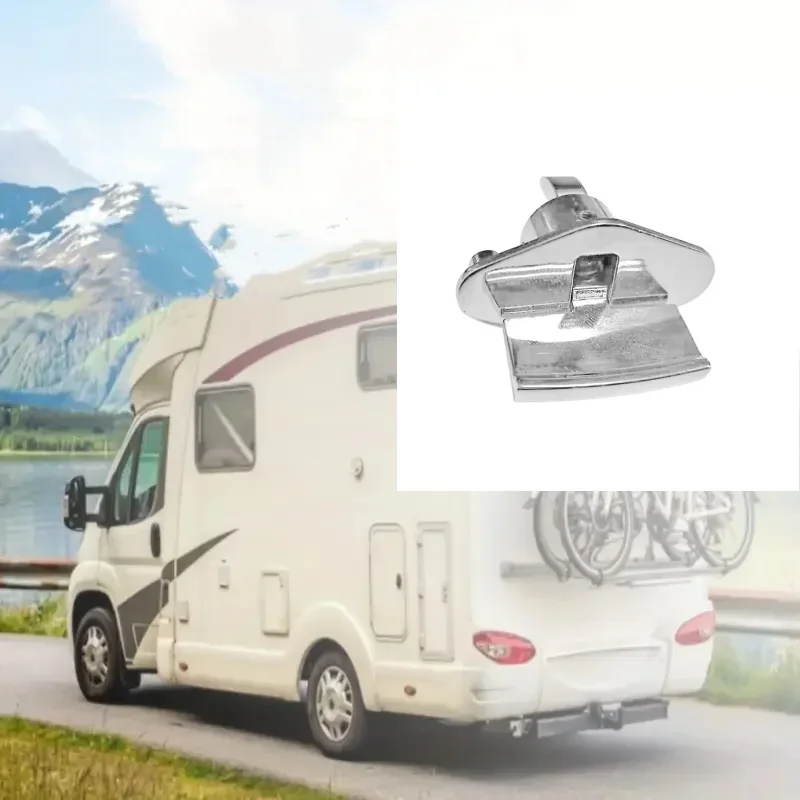 Chrome Drawer or Locker Door Release Catch for Elddis Compass Caravan Motorhomes