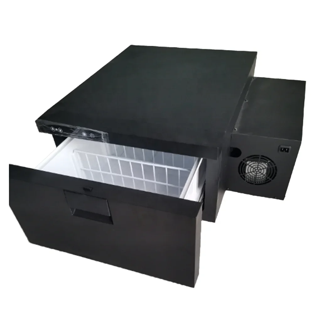 Self-Driving Car Refrigerators Inverter Compressors AC 12V 24V 100-240V Outdoor Camping Portable Drawer-Type Fridge 24L