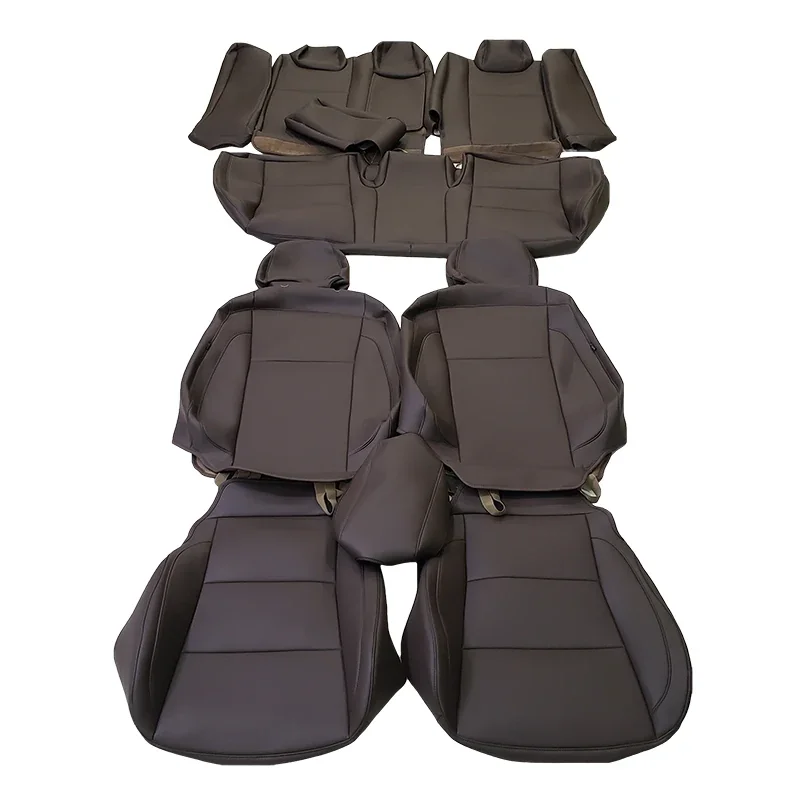 Full Set Auto Interior Accessories XV50 7th Gen Sport Leather Car Seat Covers for Toyota Camry 2012-17