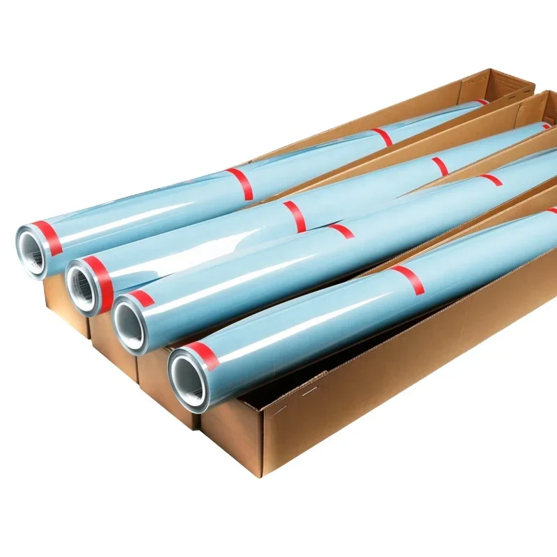 XUSHIELD Factory Igh Heat Insulation Light Blue Black Explosion Proof Safety Protection Car Sunroof Window Film