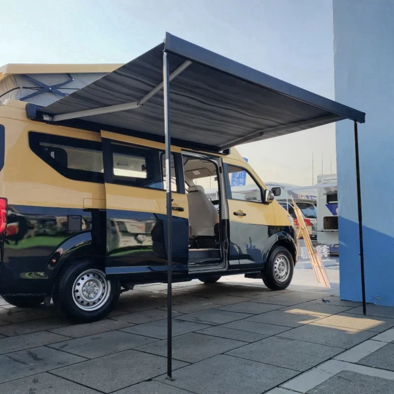 Retractable Side Motorized Awning Sun Shade for Camper Van RV Caravan Motorhome Waterproof