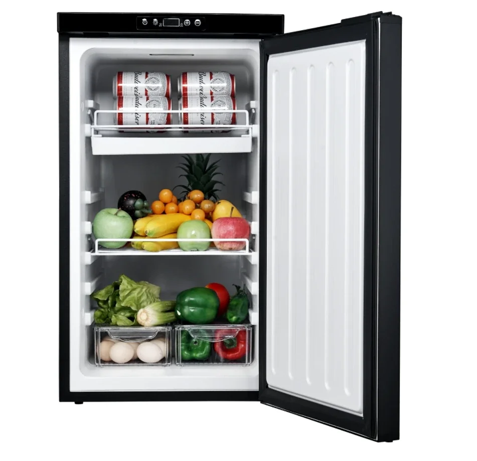 80L RV Refrigerator 12V Compressor Boat Fridge Portable Fridge Freezer Camping Compressor Cooler Box