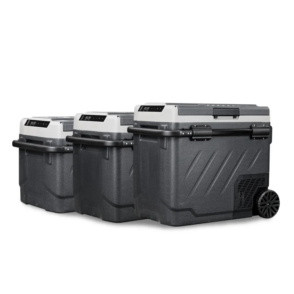 ZGW 60L Portable Fridge Freezer DC 12V/24V AC 110/240V Cooler Car Fridge Camping Refrigerator