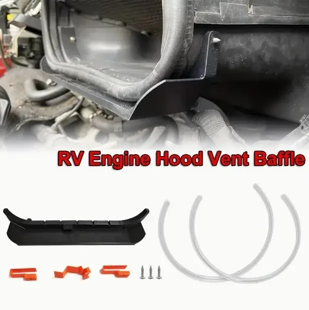Bonnet Vent Water Deflector With Screws Engine Protection Set For Fiat Ducato/Peugeot Boxer/Citroen Relay Motorhome