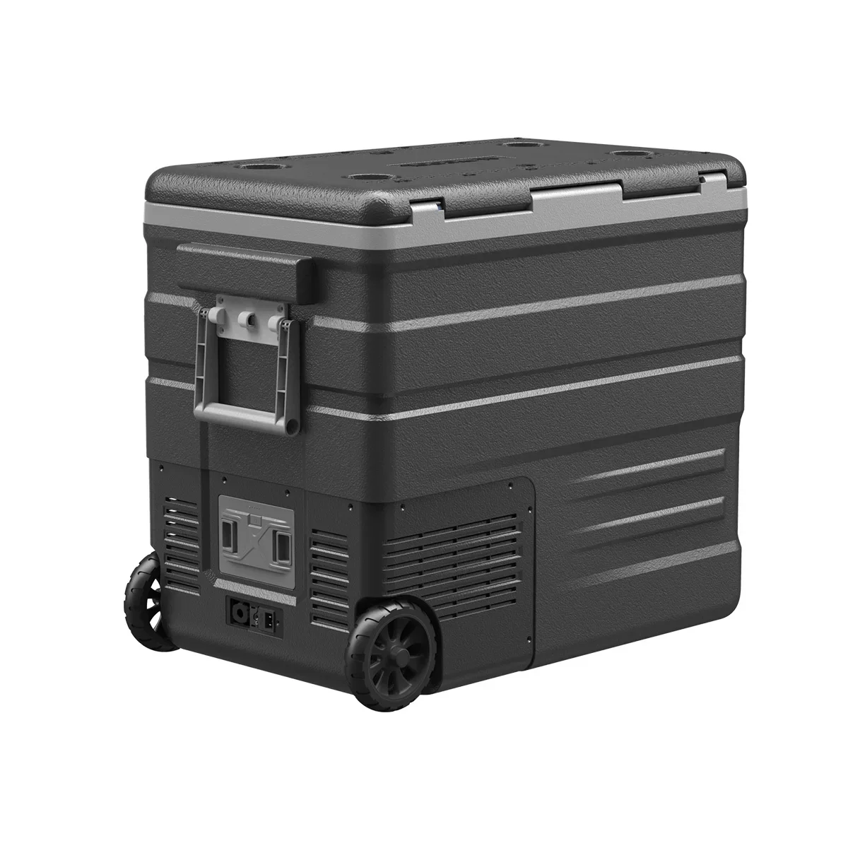 Big Capacity 65L Portable Solar Power Charging Camp Fridge Freezer