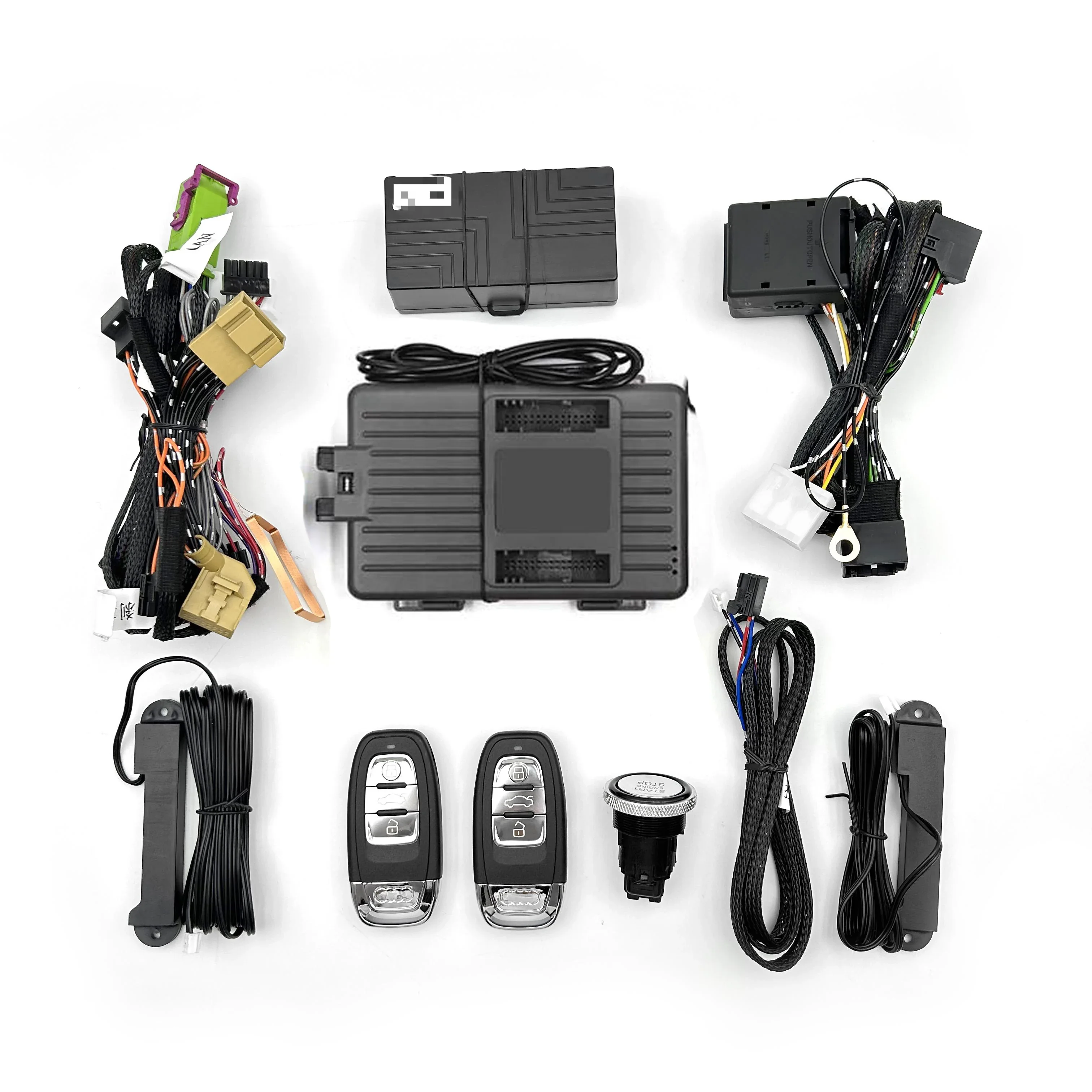 Chidengde Remote Starter PKE Keyless Go System for A4 B8 Q5 A5 with Engine Start