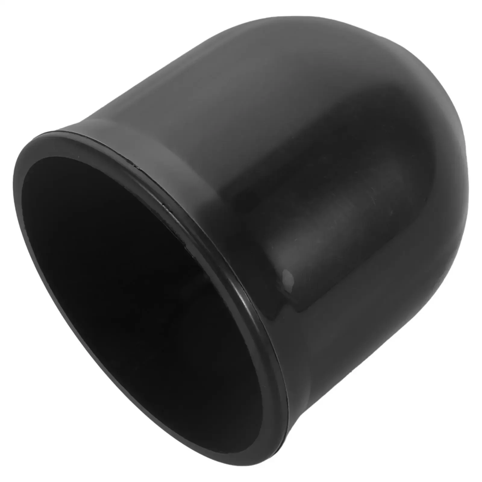 Black Plastic Trailer Ball Cap Cover - Water Resistant Hitch Cover for Truck Tow Hitch 2 Inch Durable Tow Hitch Accessories