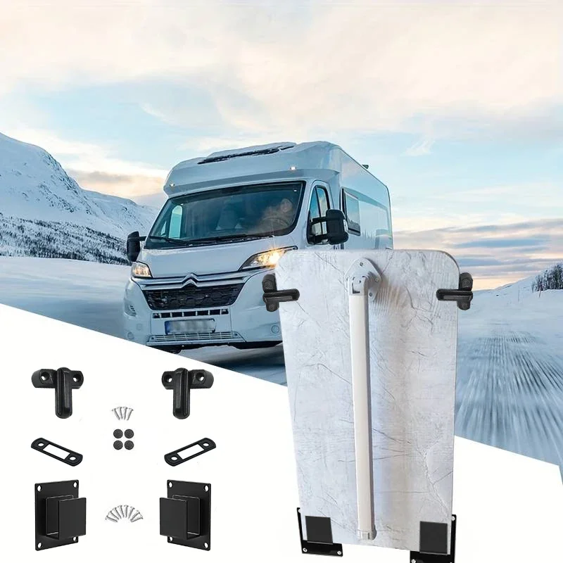 2 Set Motorhome Table Storage Kit, 18mm Thick Foldable Table Brackets for Camper Van Motorhome Accessories