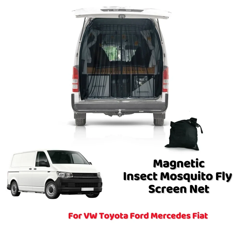 Magnetic Fly Screen Net Curtain for VW T5 T6, Ford Transit Custom, Mercedes Benz Sprinter Let me know if you need help with any other product titles!