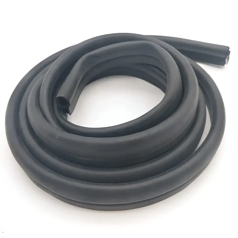 3 Meter Sealing Strip Rubber Weatherstrip for Car Door & Trunk Edge Trim - O U Shape