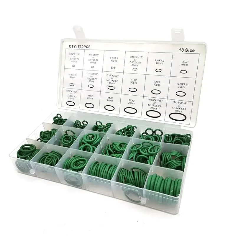 530Pcs Universal Car A/C O-Ring Seal Repair Kit