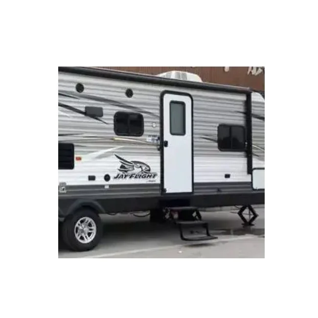 Adjustable Height Portable Folding Step for Caravans and Campers - Model: [Model Number]