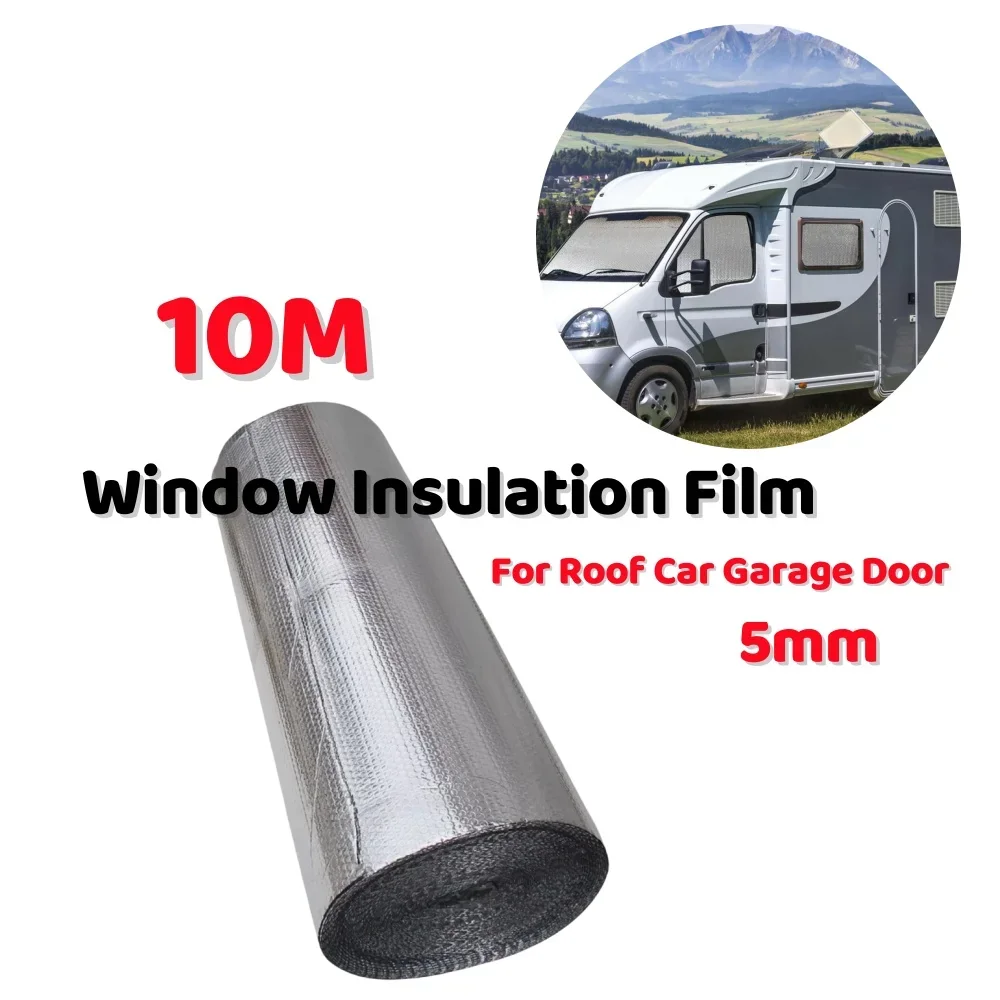10m Window Insulation Thermal Insulation Waterproof Vapour Bubble Aluminium Film for Motorhomes & Caravans - Summer Protection
