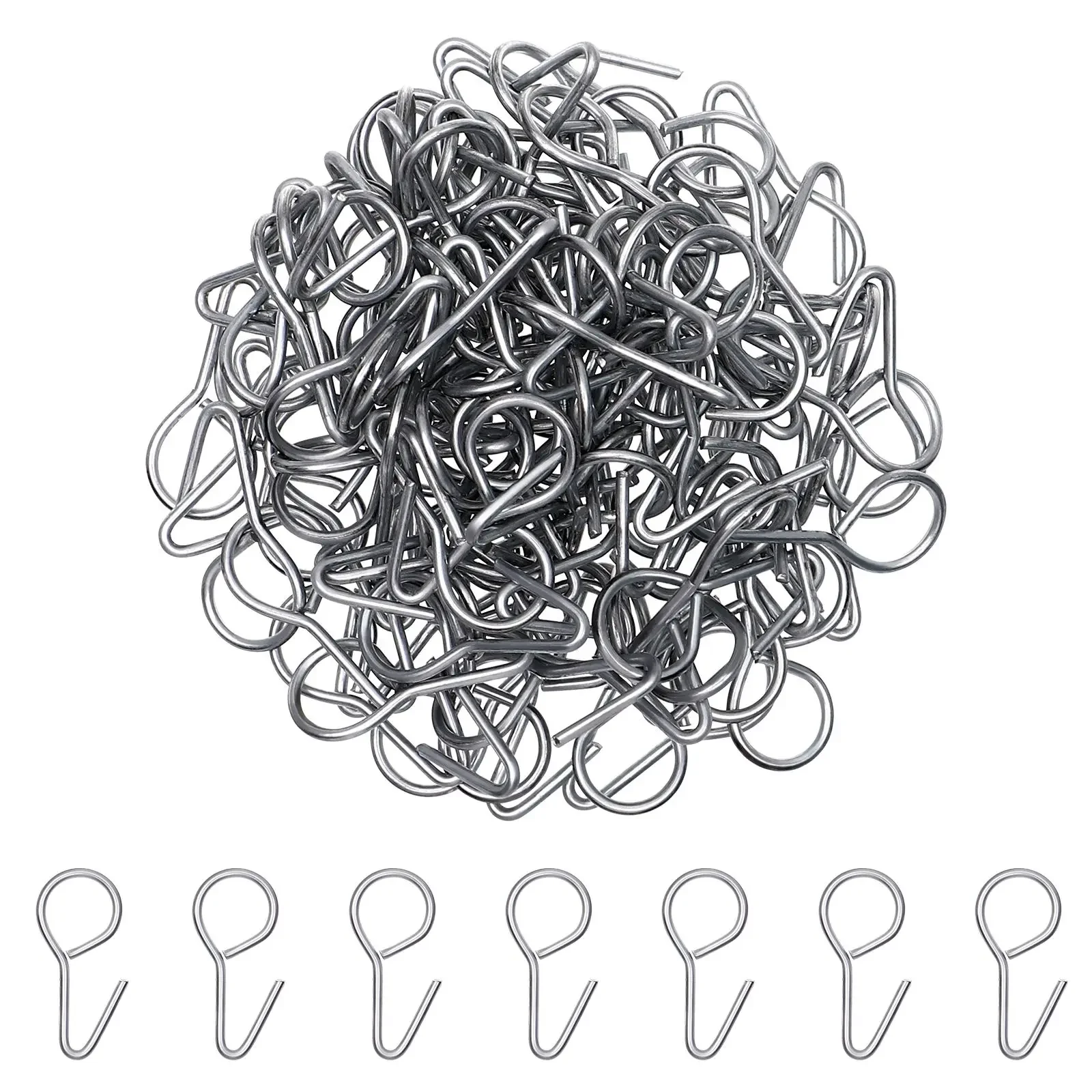 100 Pcs Seat Cover Hooks, Durable Metal Auto Accessories, Mat Clips, Back Car Seat Cushion Fix Latch Anchor, Sturdy RV Parts