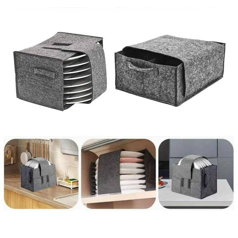 Motorhome Campervan Boat Cupboard Caravan Plate Holder Tableware Storage Bag RV Tableware Racks