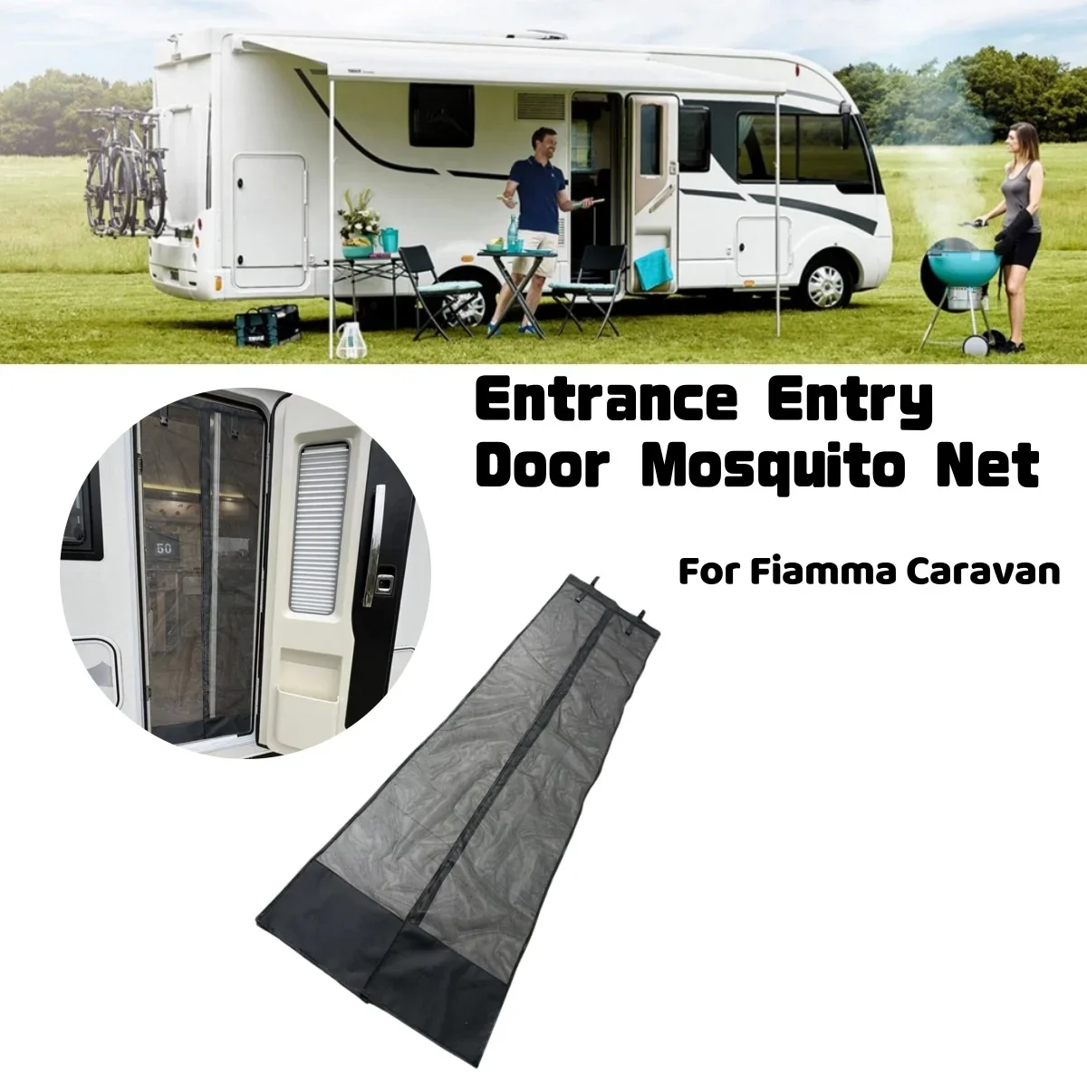 Caravan Mosquito Net and Sunshade for Fiamma Motorhomes