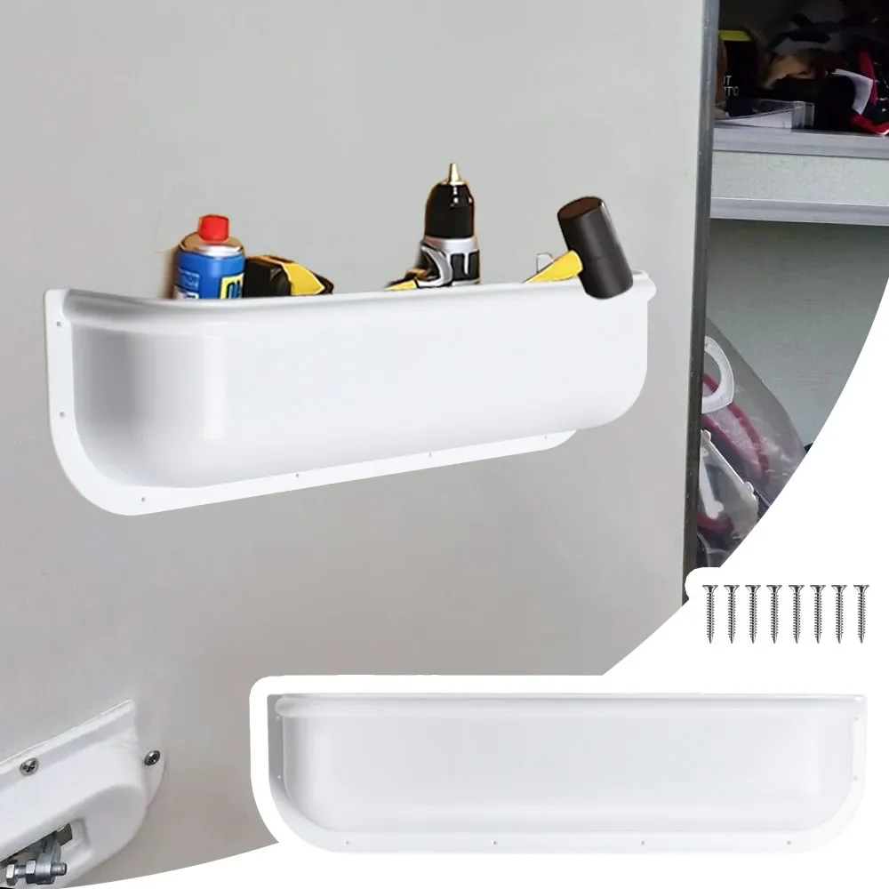 RV Universal Armrest Door Storage Box Black Bracket Tray - RV Interior Multifunctional Accessories