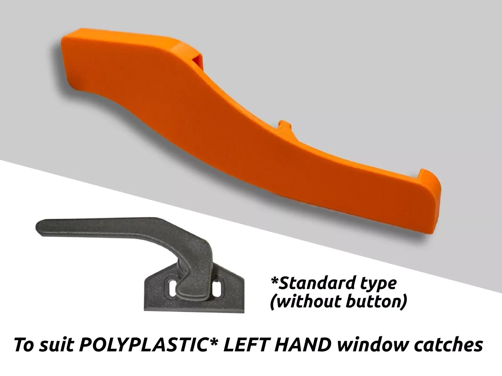 10pcs Window Security Lock Catch Protection Kits - Left & Right Hand For Poly Plastic Caravans, Motorhomes, RVs & Cars