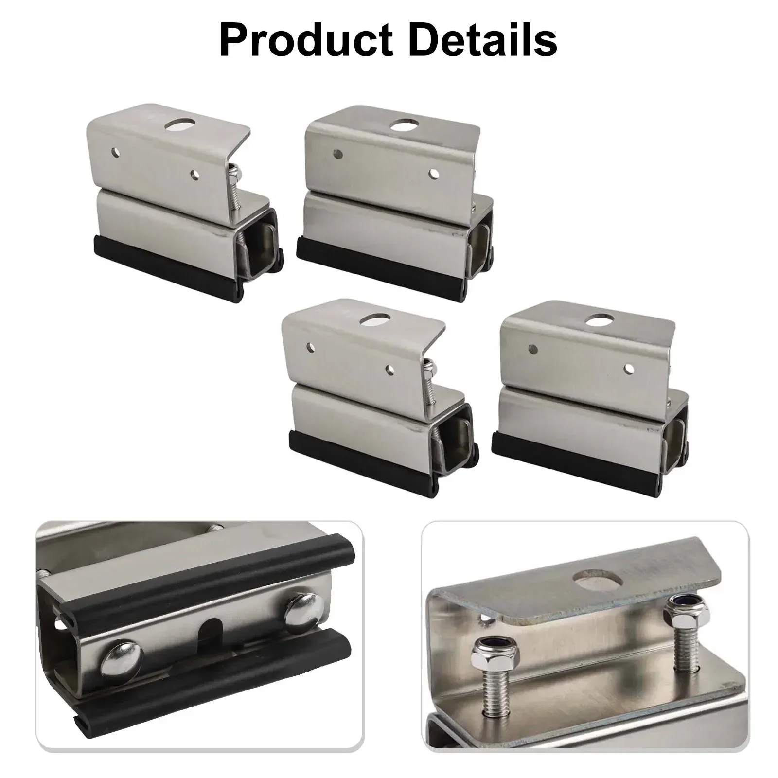 4/6 Pcs Roof Rack Mount Kit Van Roof Rack Brackets for RVs Solar Panel Brackets 7cm Van Roof Rack Car Accessories