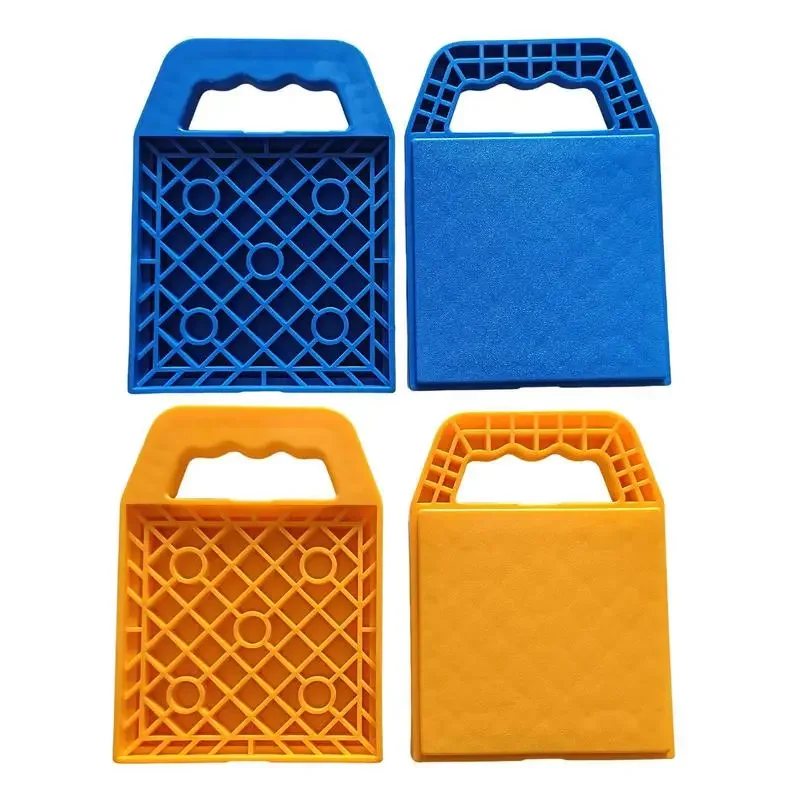 RV Jack Pads - 4 Pack Anti-Slip Multi-Angle Leveling Support Equipment for RVs and Camping Trips