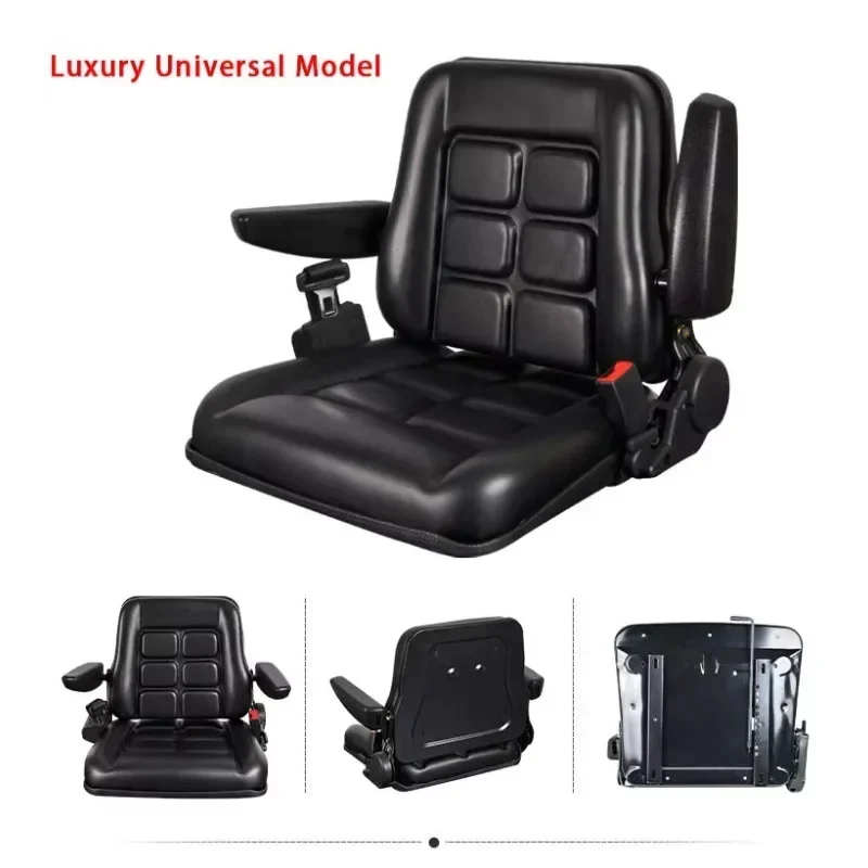 Tractor Seat Forklift Truck Seat Lawn Vehicle Seat Truck Accessories PU Foam Soft Comfortable Professional Test