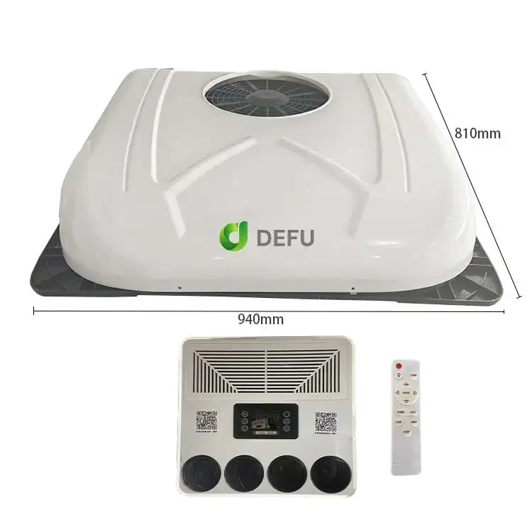 Roof Top Electric DC Power Rooftop Air Conditioner for Trucks, Tractors and Vans - 12V/24V