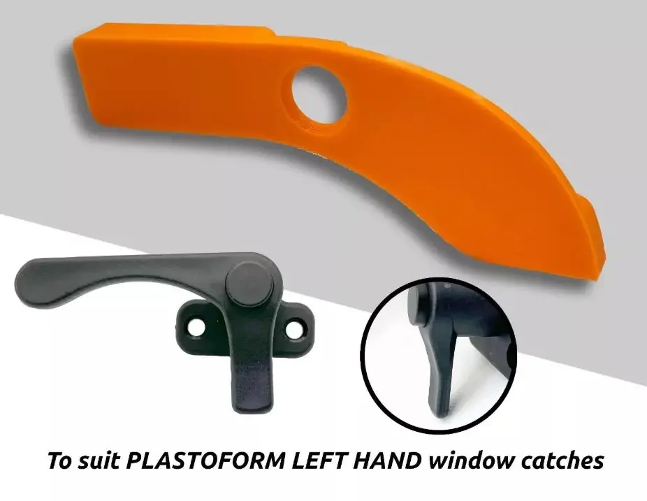 Window Security Lock, PolyPlastic, Seitz/Dometic Plastoform (Caravan/Motorhome)