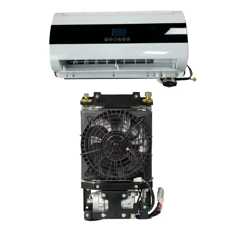 Remote Control Auto Portable 12V/24V Car Air Conditioner for Diesel Generators, Trucks, Energy Vehicles, RVs