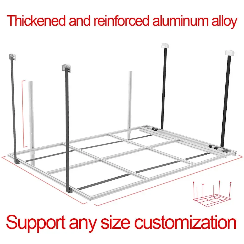 Support Free Customization Lift Bed RV Bed Lift System Camper Lift Bed Aluminum Profile Adjustable Motorized