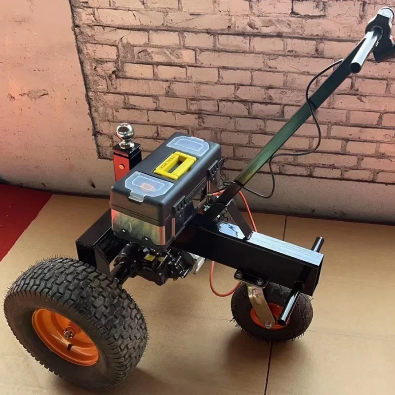 Customized 12V 2 Inch Electric Trailer Jack Trolley, Tow Dolly, 2 Hitch Balls, Easy Pulling Parts, 2 Inch Jack