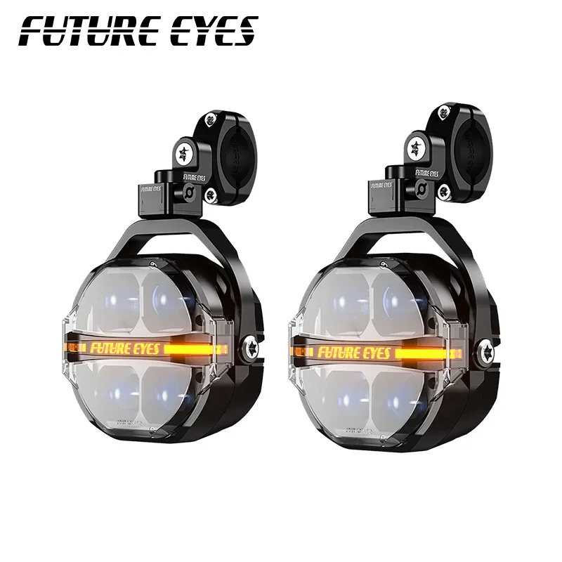 FUTURE EYES X-100 180W Auxiliary LED Fog Driving Light Kit for Motorcycle Spotlight