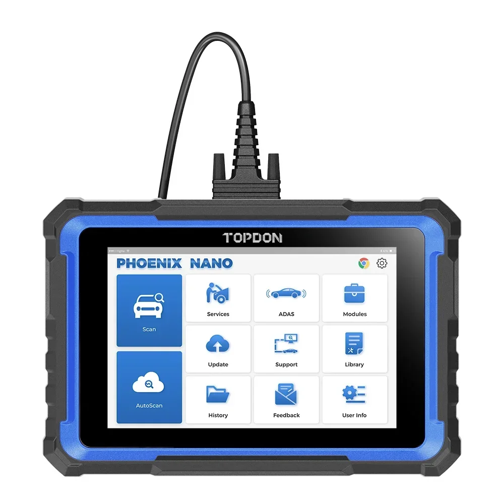 TOPDON Phoenix Nano Unlock & SAS Reset Features Car Diagnostic Tool With ABS Bleeding Function
