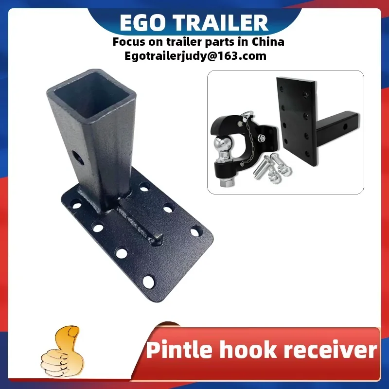 Egotailer Adjustable Pintle Hook Trailer Hitch Receiver Fixture