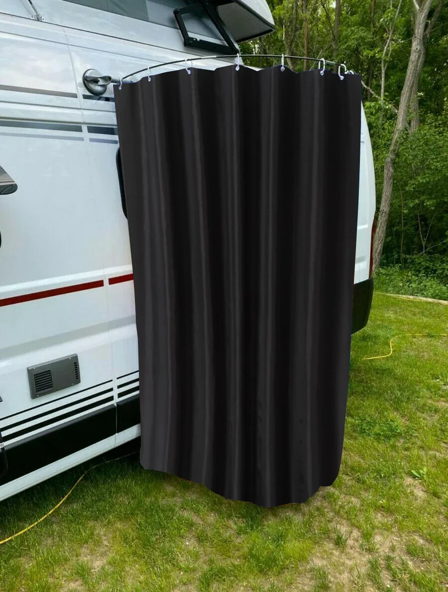 RV Outdoor Shower Room Shower Privacy Curtain Kit - Includes Suction Cups & Pole - Model [Insert Model Number] Let me know if you need help with any other product titles!