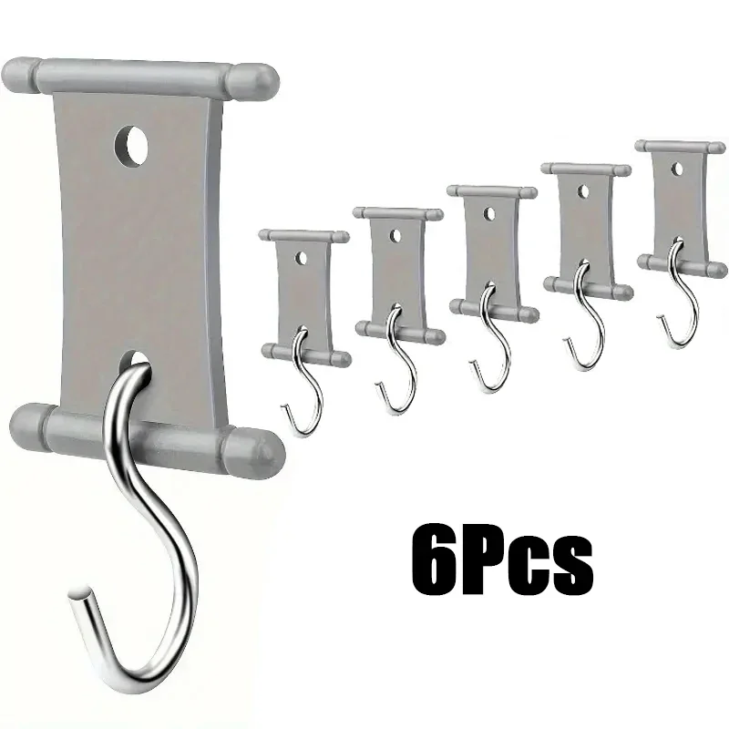 RV Sunshade Hook Caravan Awning Hooks S Shape Camping Awning Hooks Reusable Durable S-Hangers Accessories for Outdoor Tools