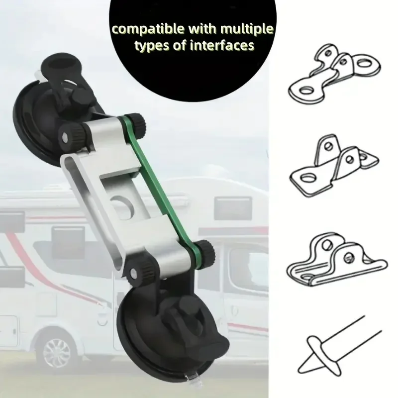 RV Sunshade Support Suction Cup - TPU Material - Expansion Range - Durable RV Sunshade Accessories