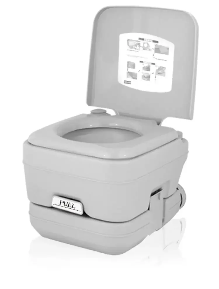 10L Portable Toilet for Camping & Hiking - Compact Camper Toilet Solution