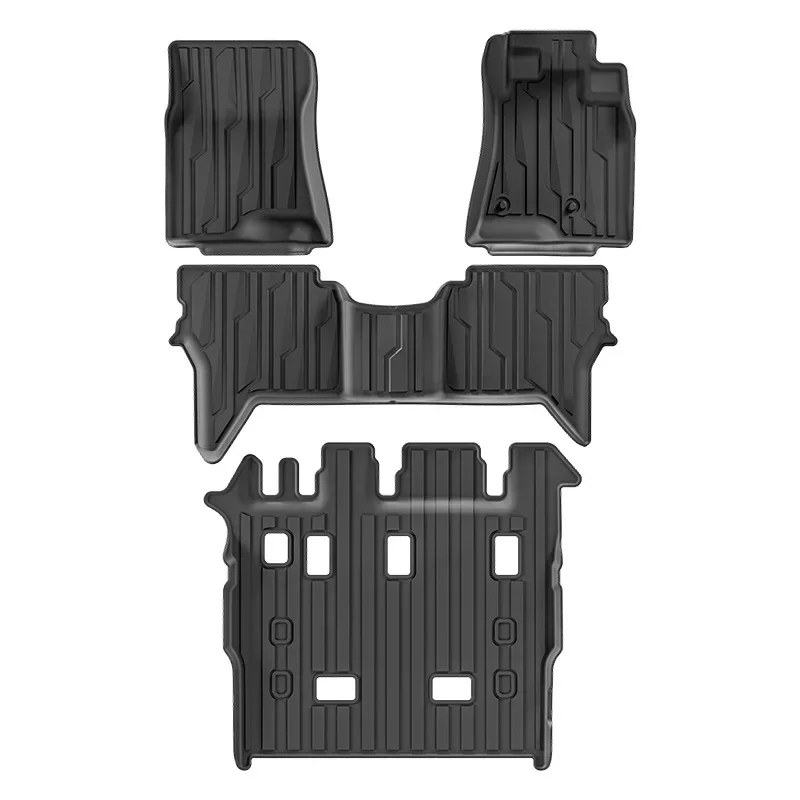 Car Floor Mats for 11-20 Pajero/Bobcat, TPE Foot Pads Interior Parts