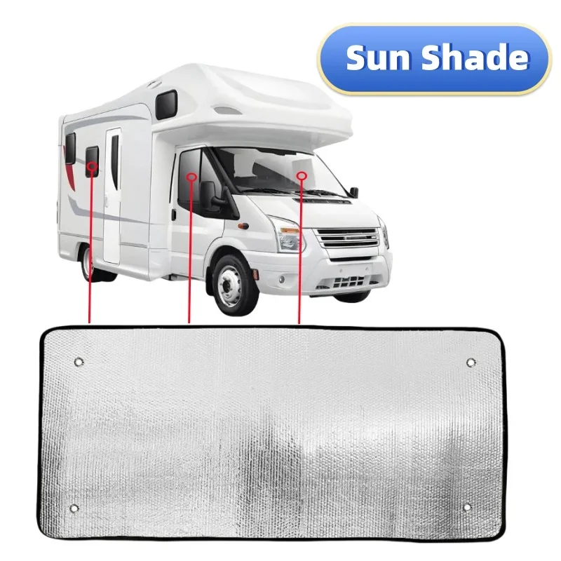 RV Sunshade 41x64cm, Reflective Skylight Window Shade, UV Protection for Car Interior