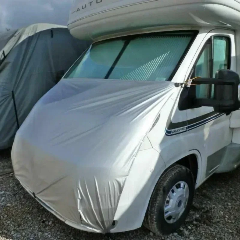 Caravan Motorhome Bonnet Cover Bra Leaf Car Protector for Fiat Ducato, Peugeot Boxer, Citroen Relay & Mercedes Sprinter Ford Transit