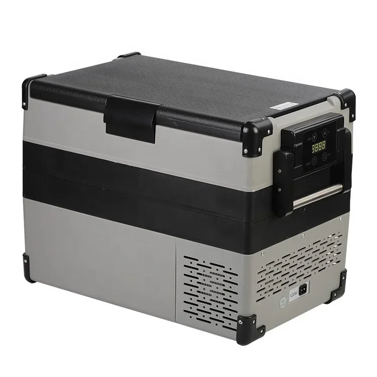 Hot S42 42 Liter Portable Fridge DC 12V/24V Compressor Refrigerator Freezer for Car