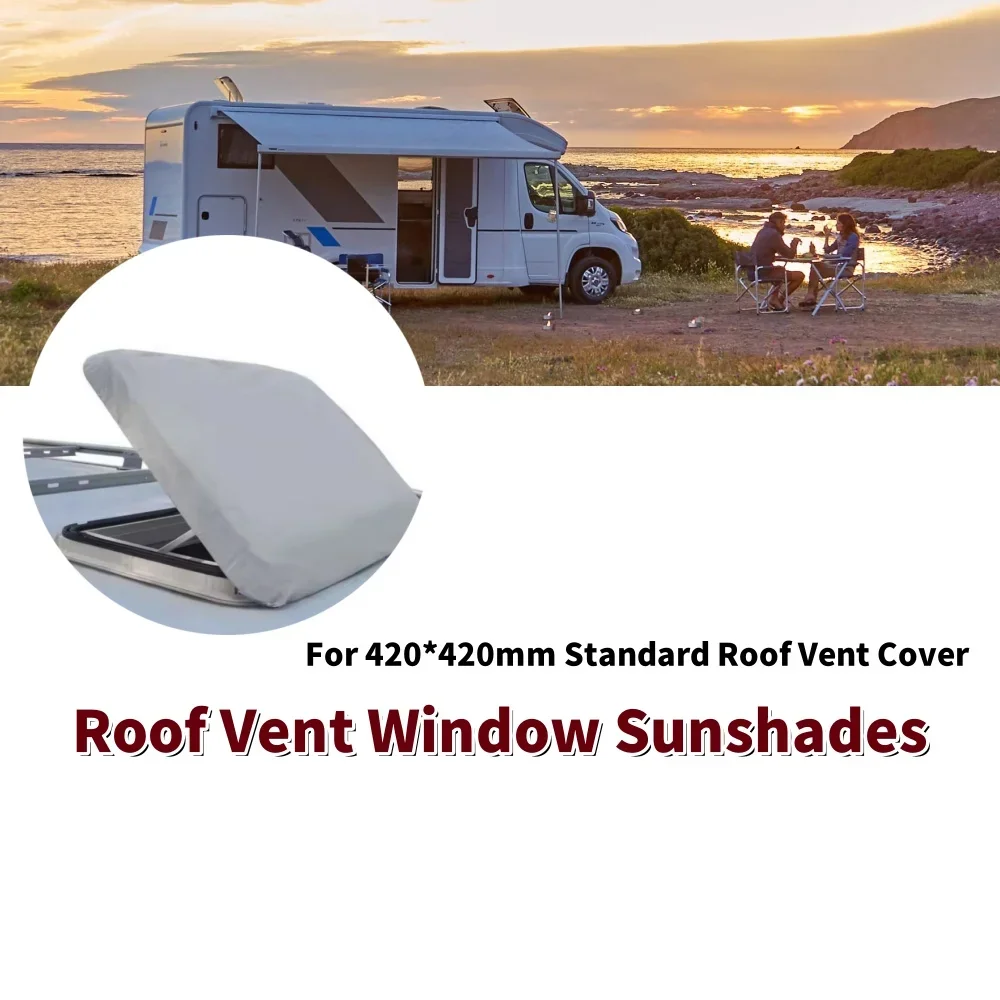 1pc Caravan Sunroof Sunshade Cover 600D Oxford Roof Vent Window Sunshades Skylight Cover - Caravan Accessories