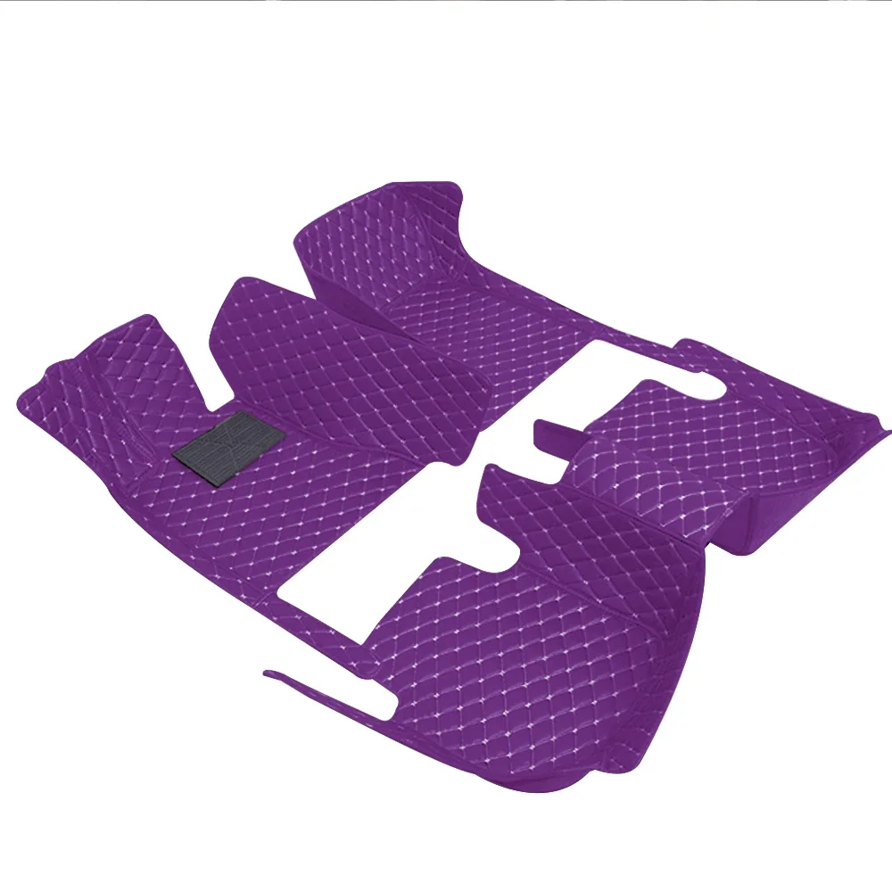 74HotCar Floor Mat Compatible with Ford Five Hundred 2005-2007, Slip Resistant Interior Accessories, Purple