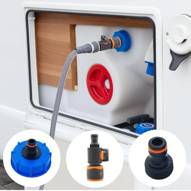 Water Tank Filling Adapter Kit - Quick Coupling Motorhome & Caravan Accessory
